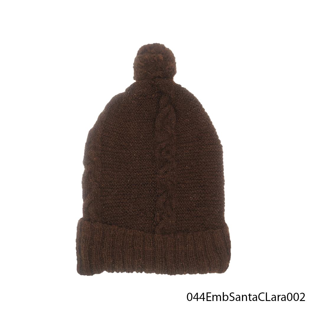 Beanies Embessed Cable Santa CLara