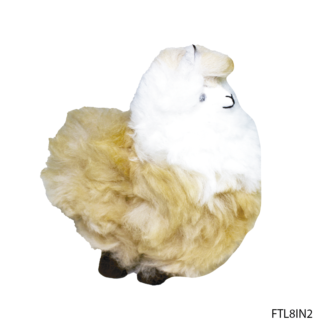 FUR TOY ALPACA (8 INCHES)