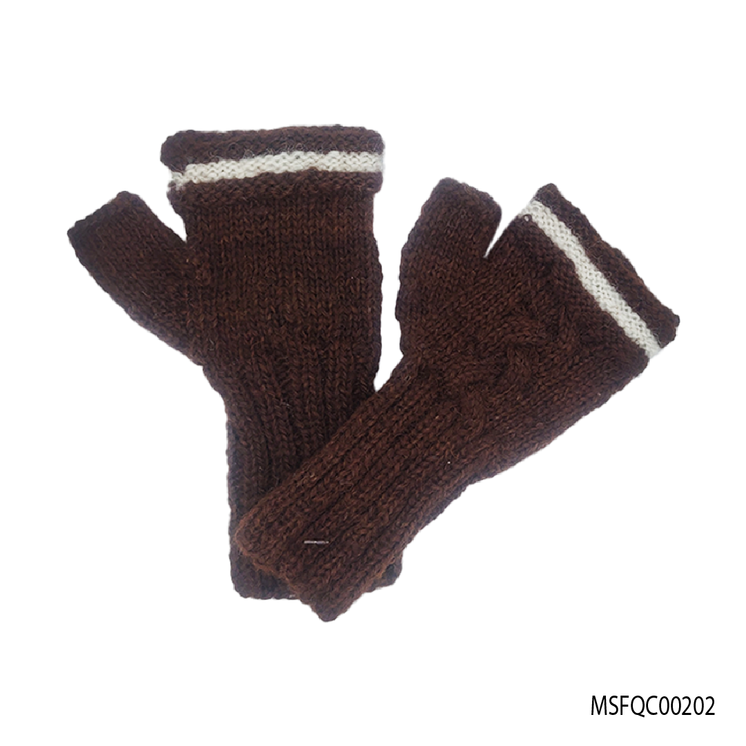 Mitten fingerless Quipa Cable 002