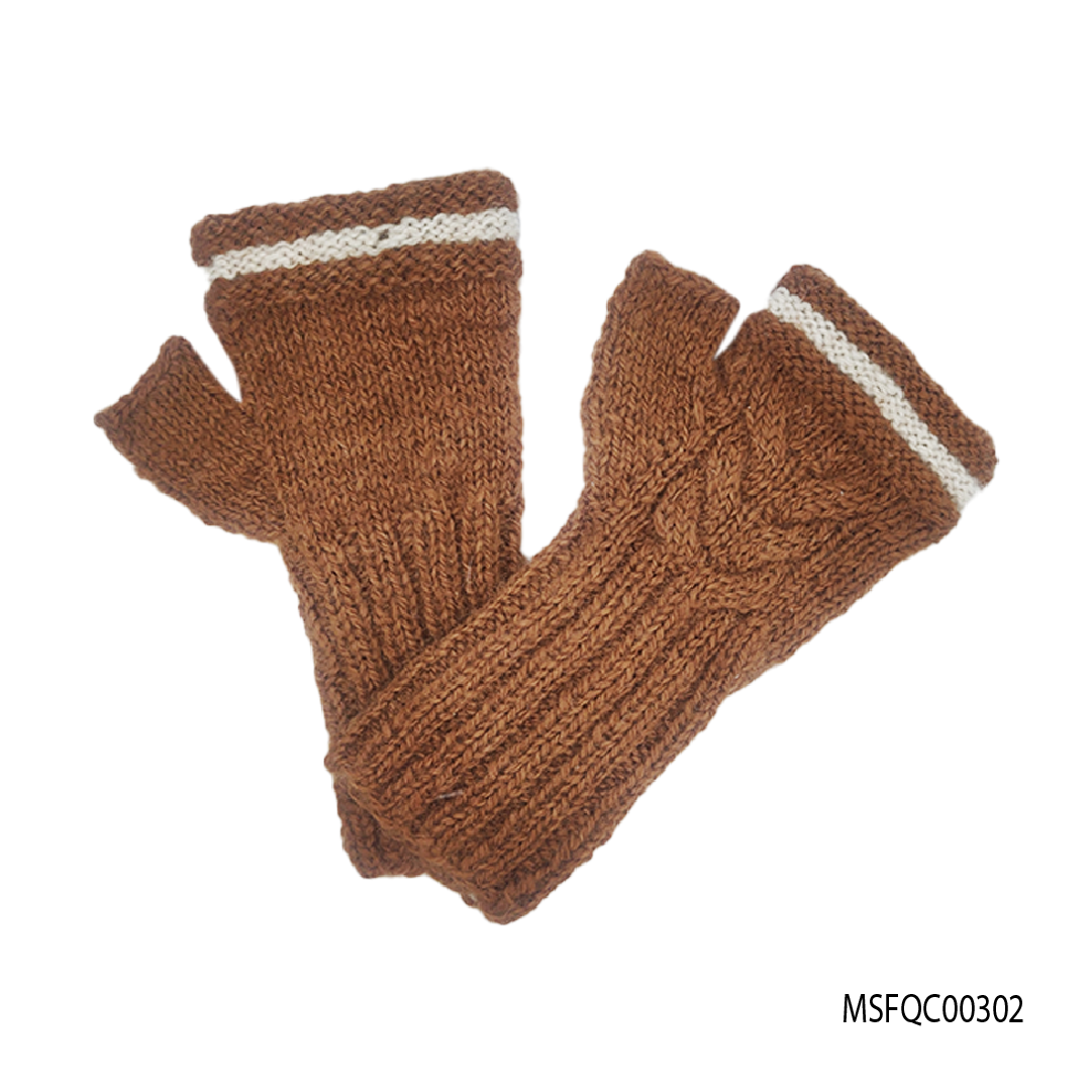 Mitten fingerless Quipa Cable 003