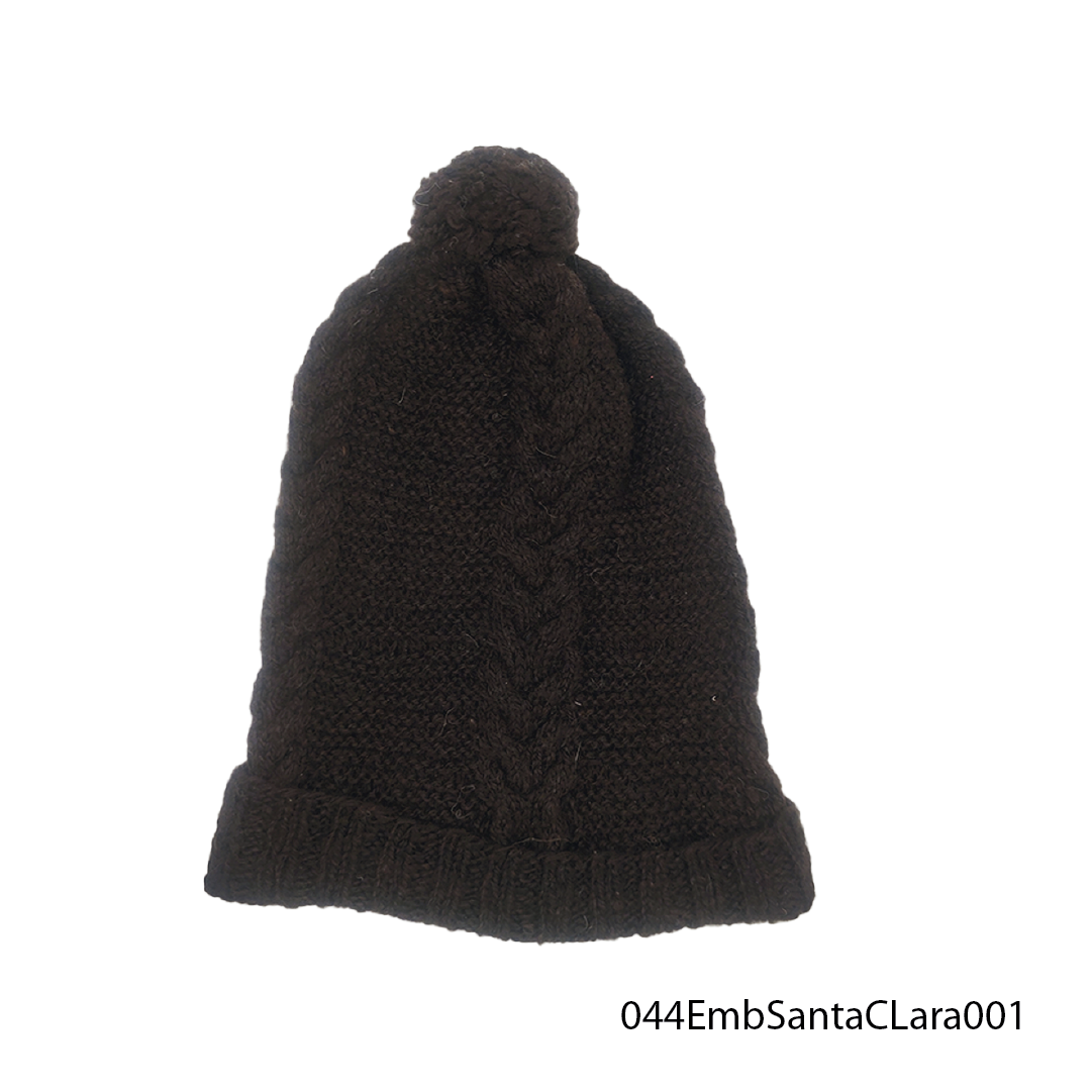 Beanies Embessed Cable Santa CLara