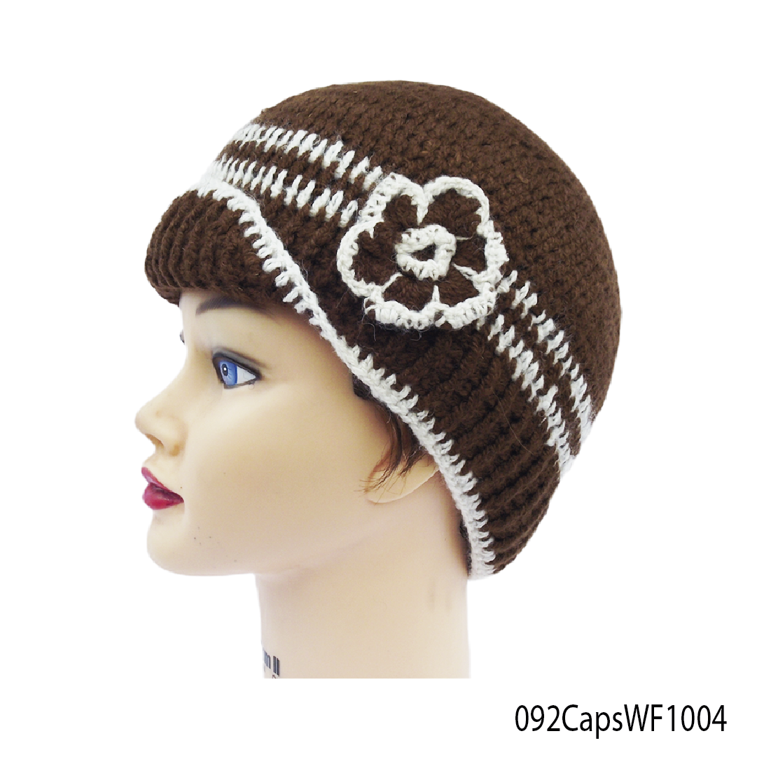 Caps with Flower