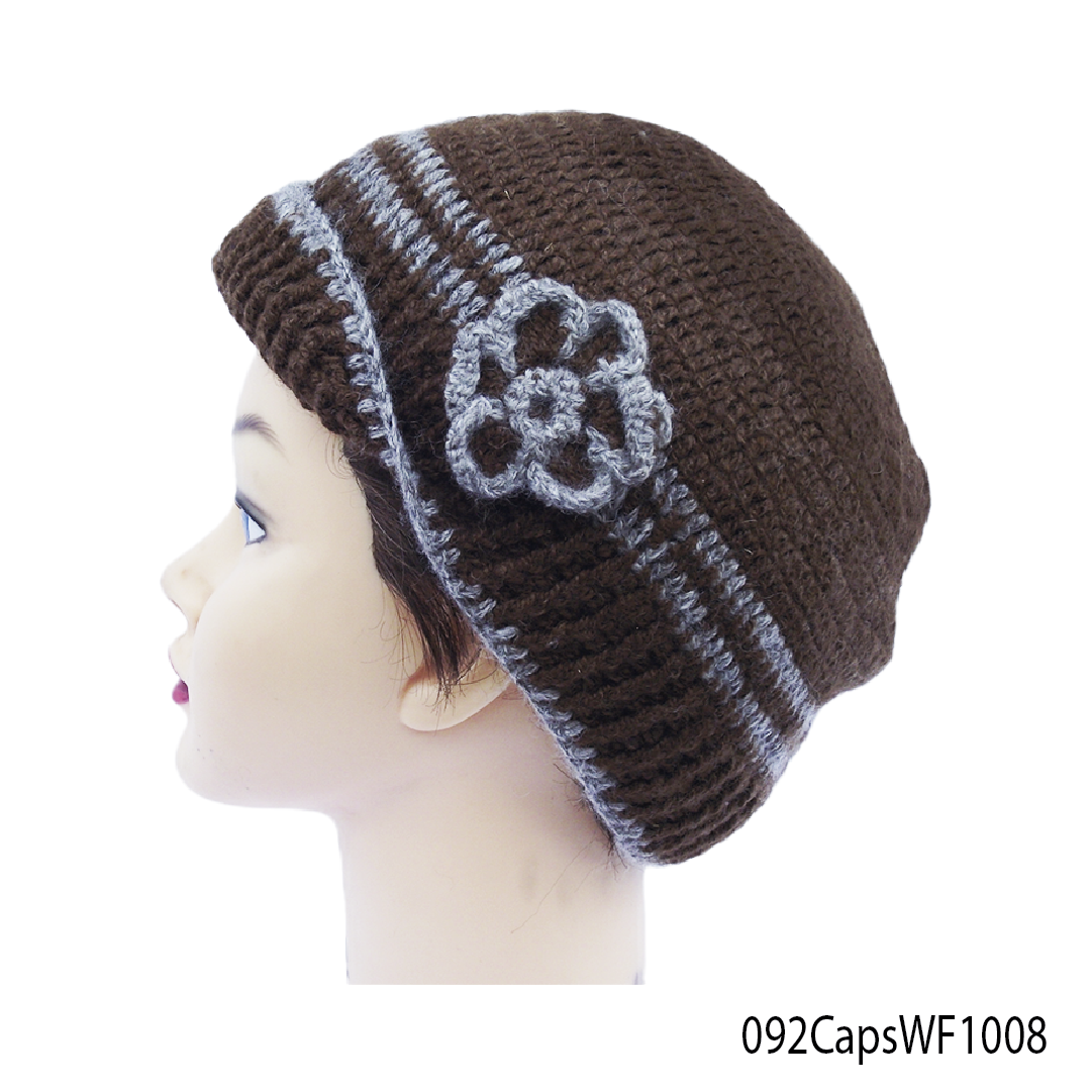 Caps with Flower