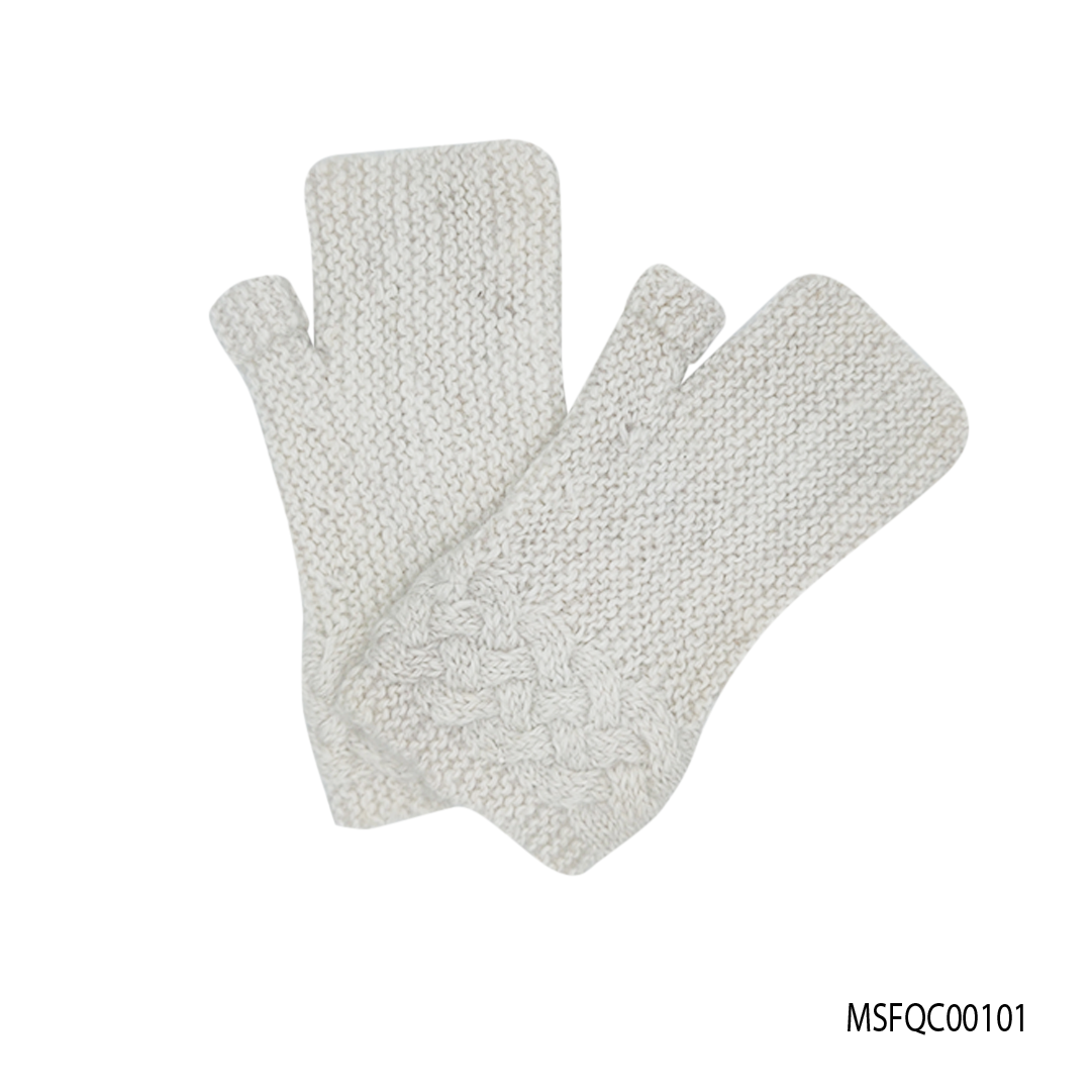 Mitten fingerless Quipa Cable