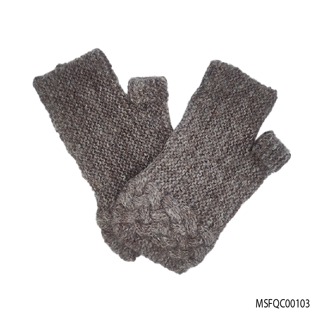 Mitten fingerless Quipa Cable