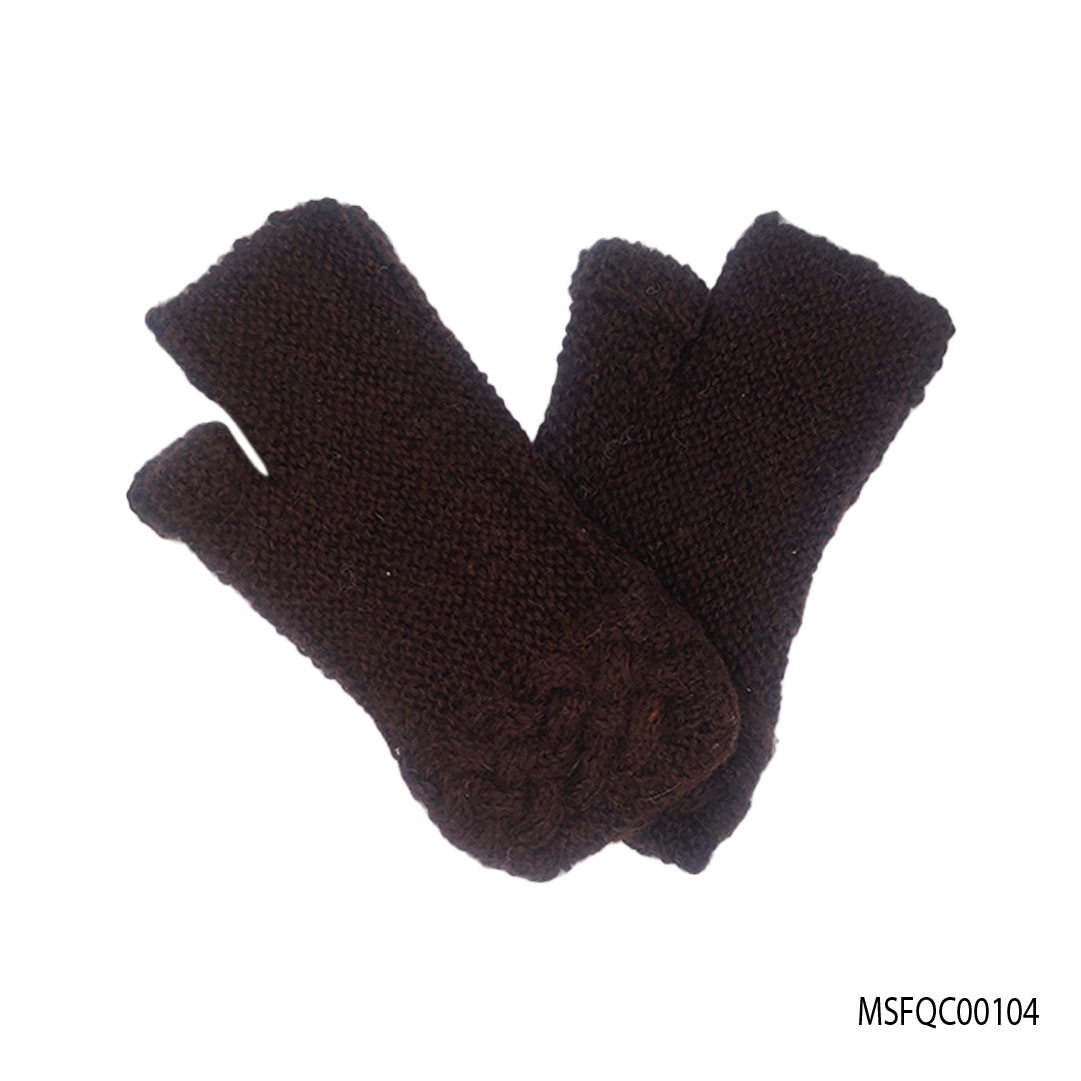 Mitten fingerless Quipa Cable