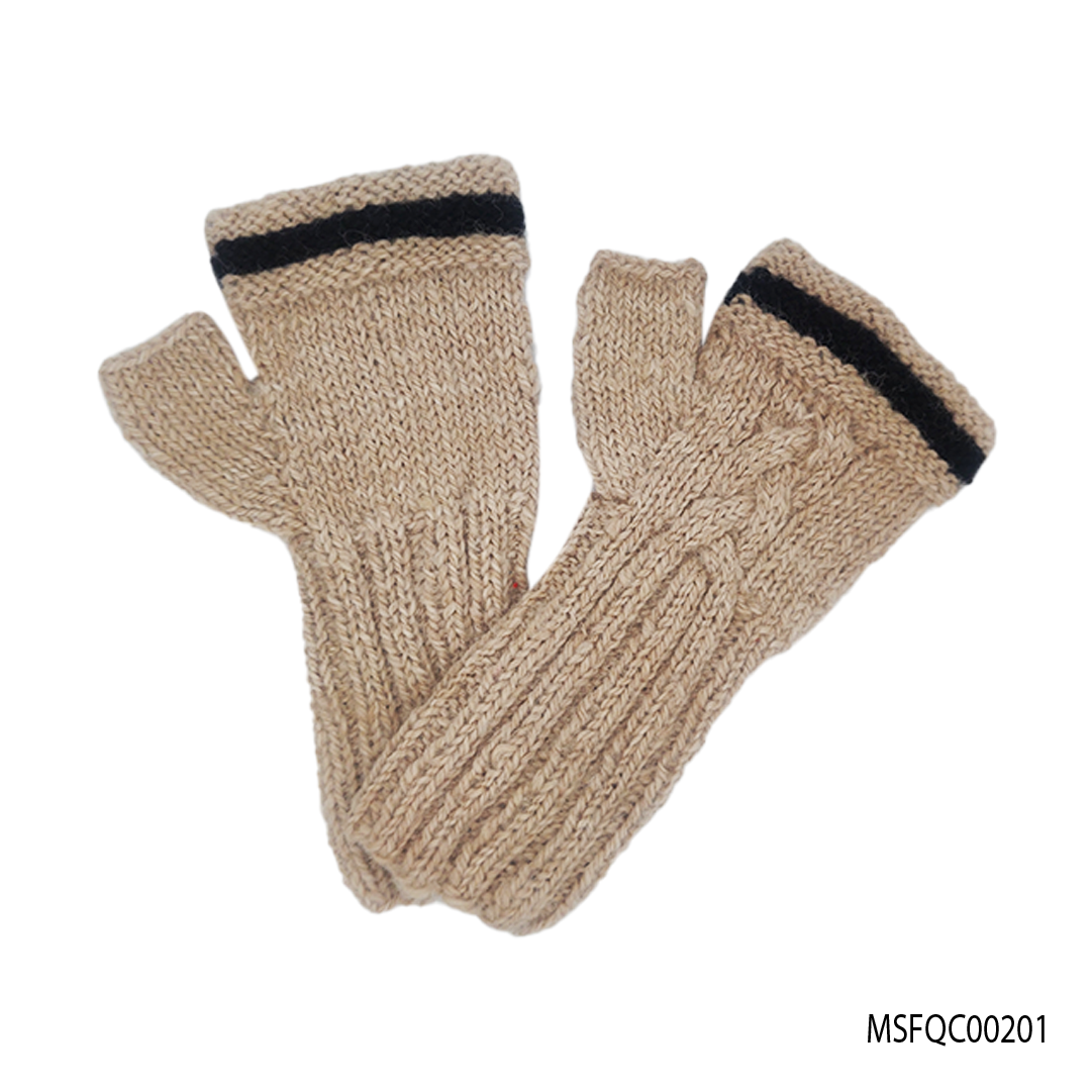 Mitten fingerless Quipa Cable 002