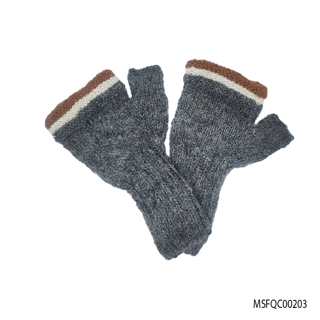 Mitten fingerless Quipa Cable 002