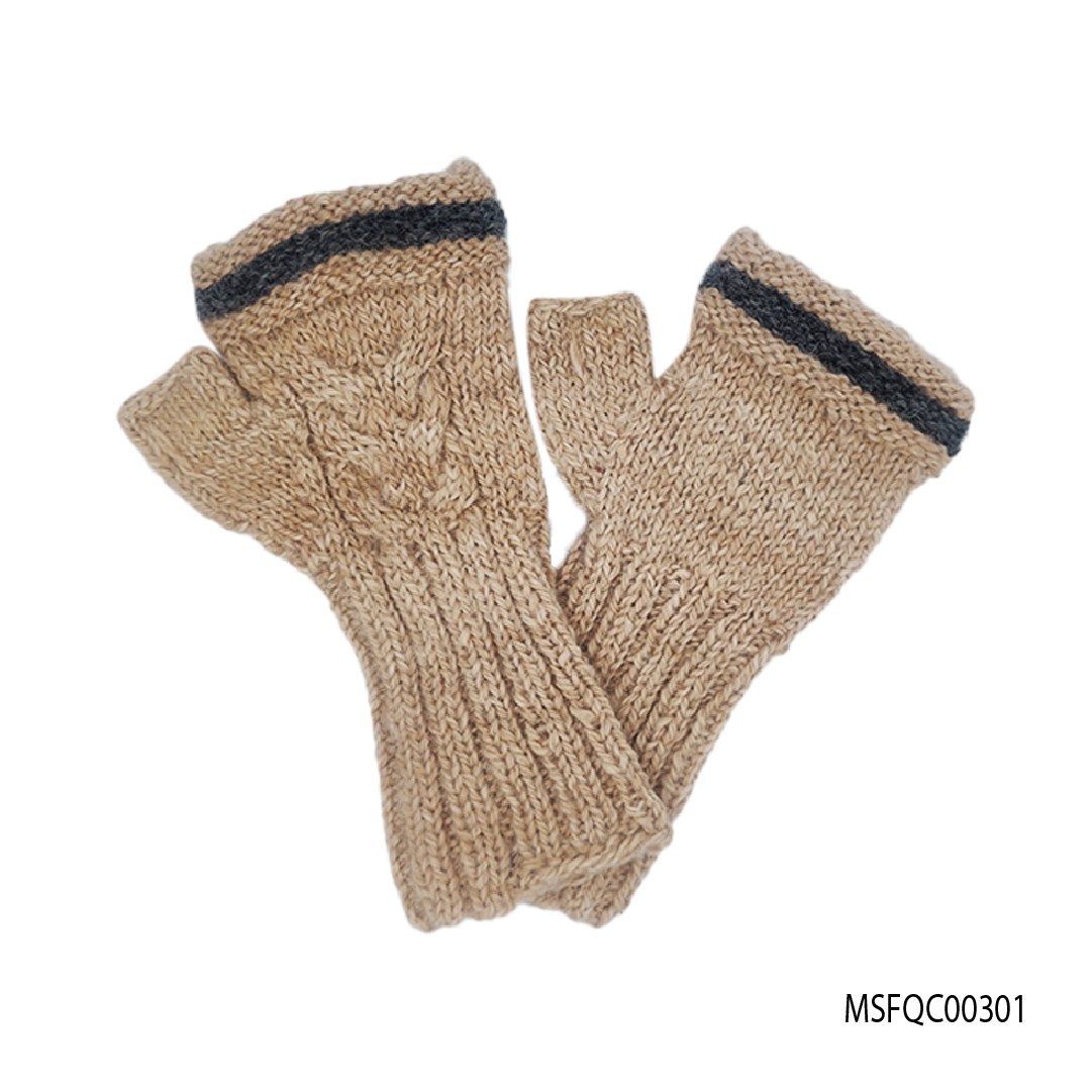 Mitten fingerless Quipa Cable 003
