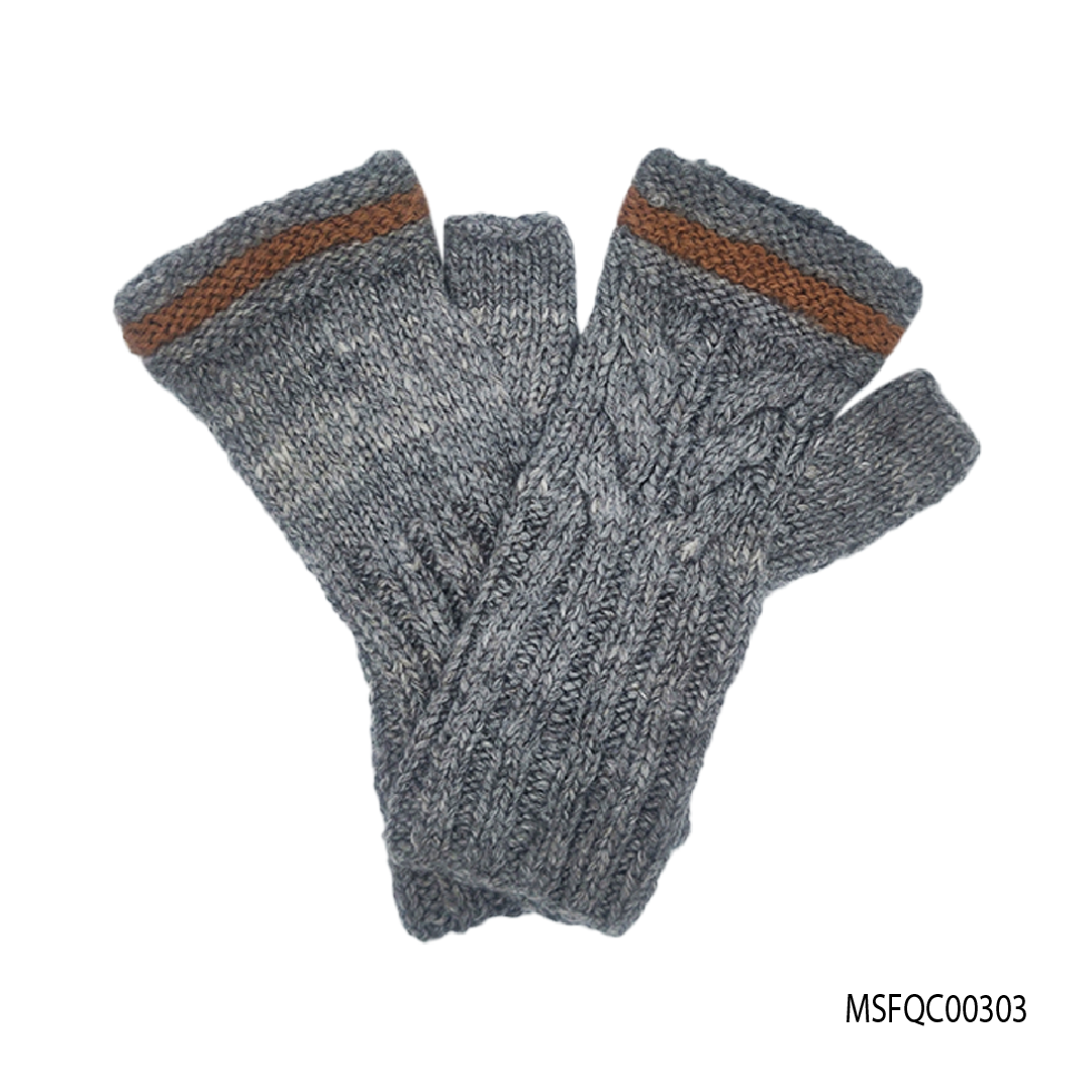 Mitten fingerless Quipa Cable 003