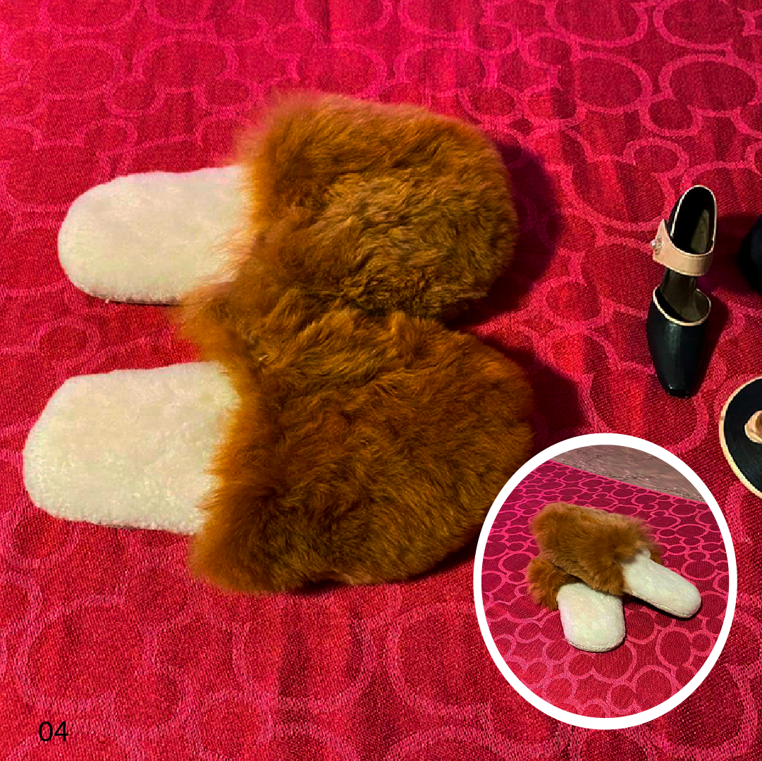Alpaca slippers - On Sale