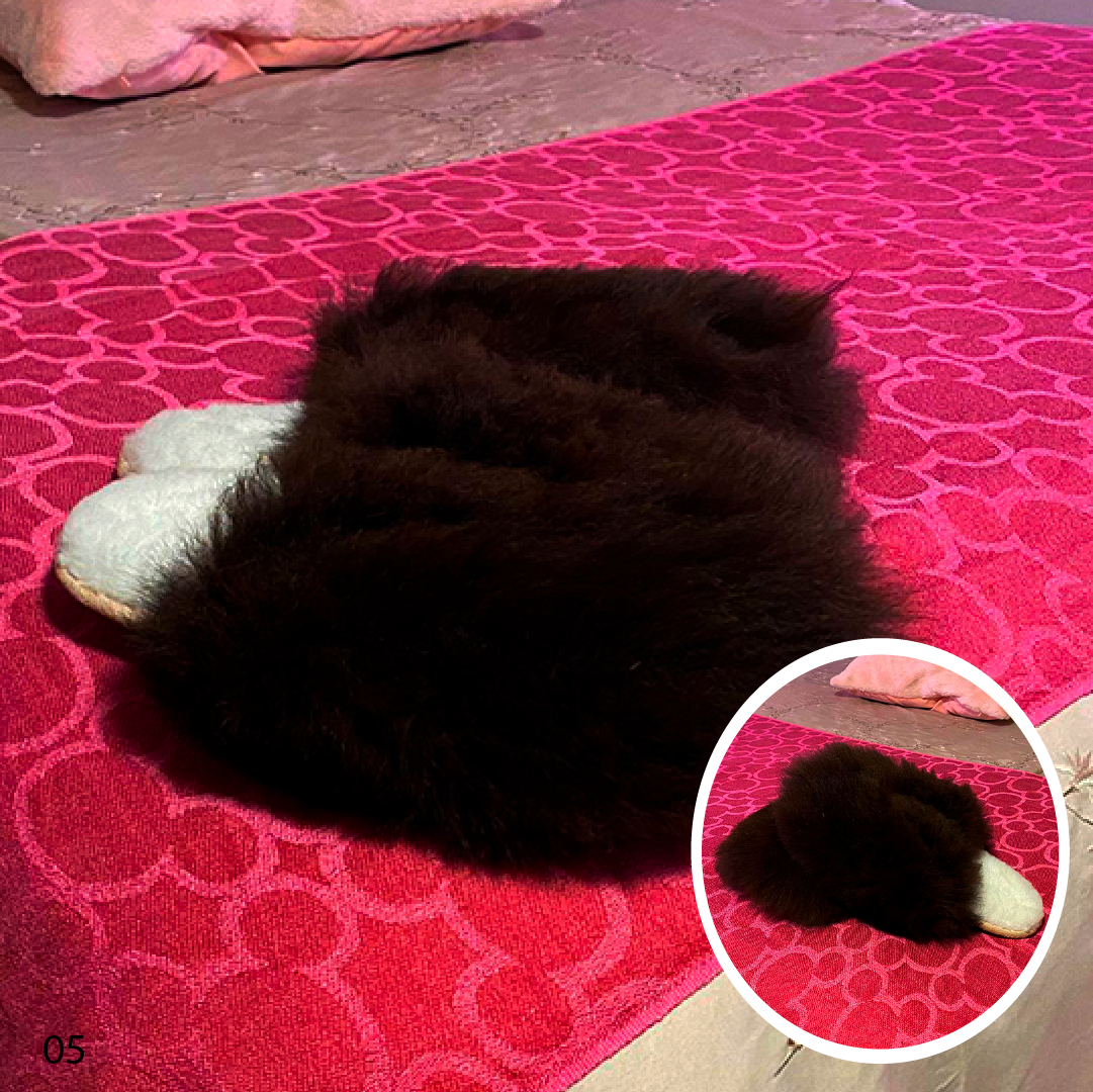 Alpaca slippers - On Sale