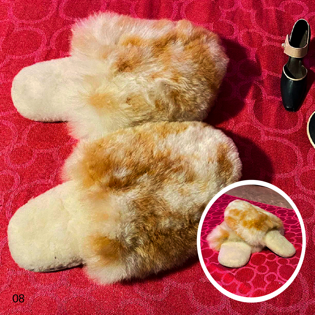 Alpaca slippers - On Sale