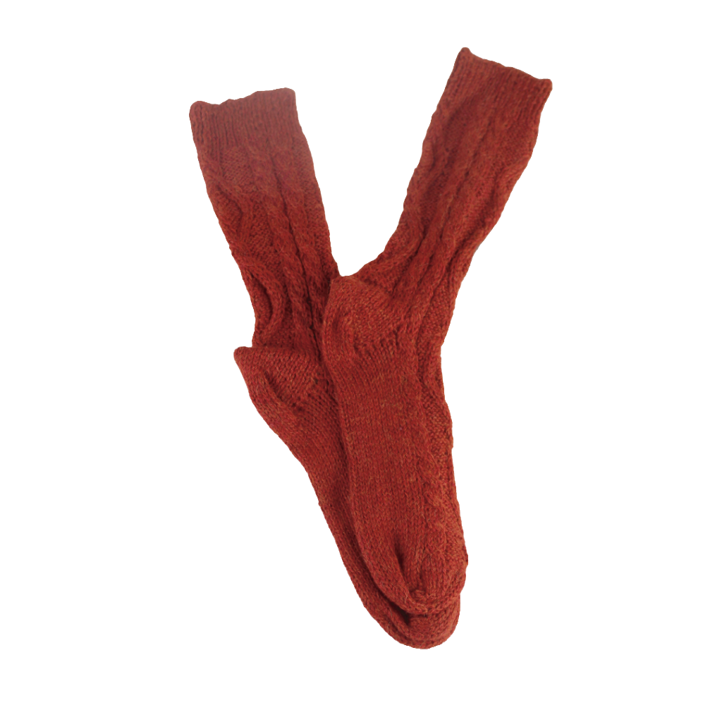 Woman Socks Cable & Rumble