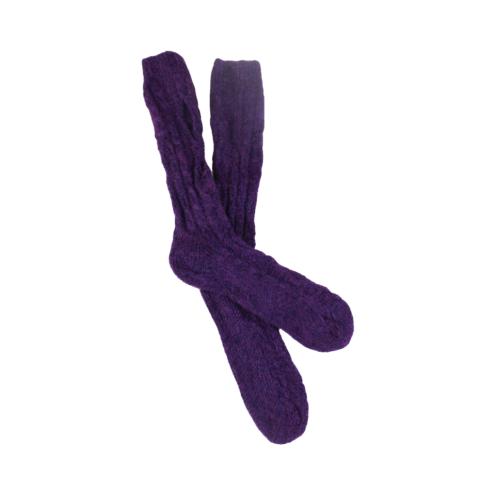 Woman Socks Cable & Rumble