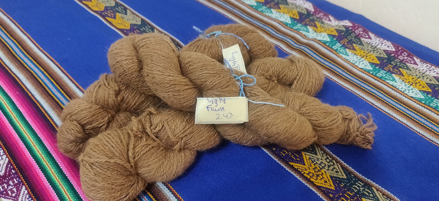 100% Baby Alpaca Yarn Two Ply