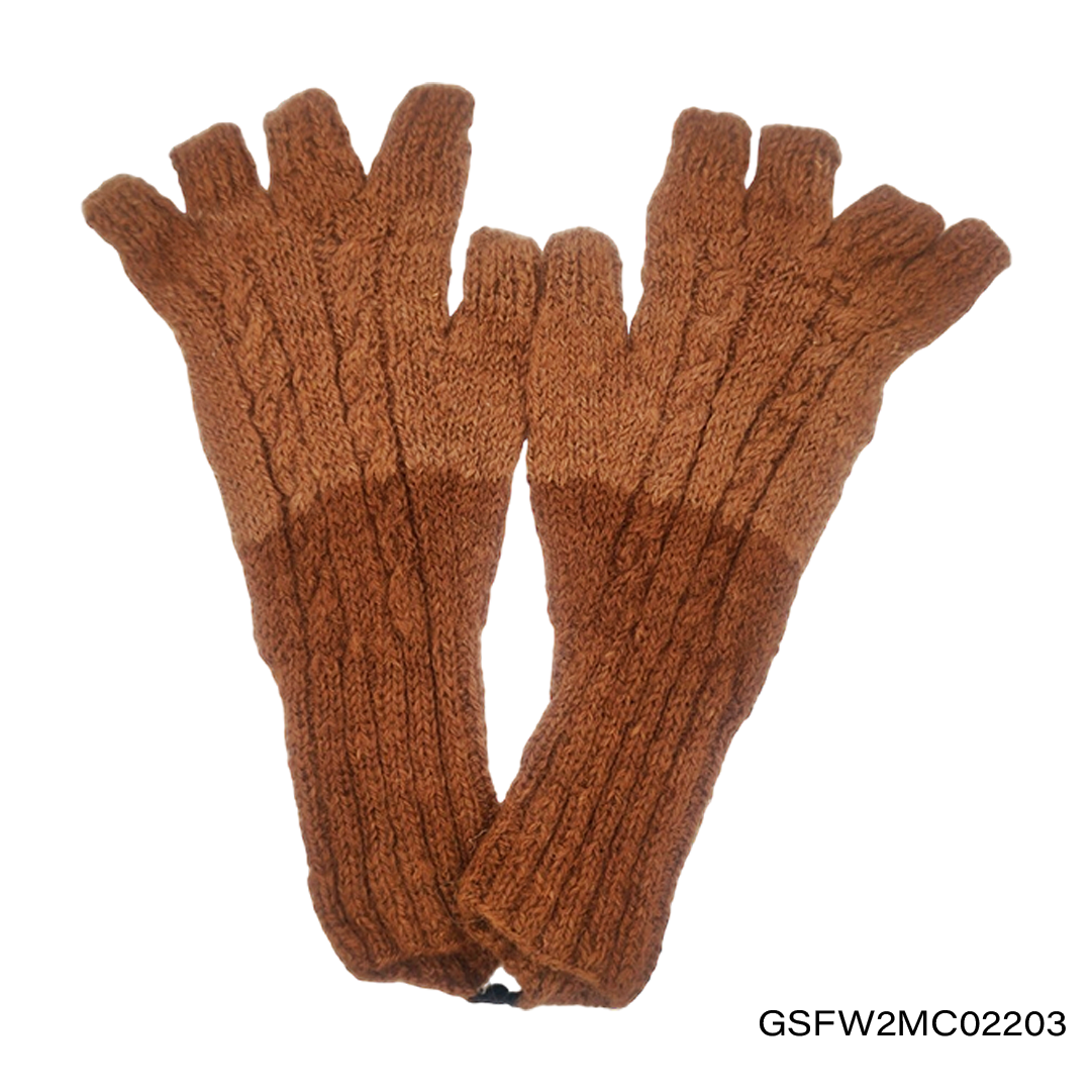 Gloves Short Fingers Two Mini Cables