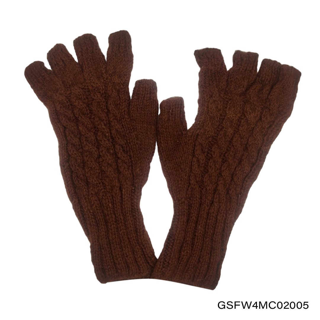 Gloves Short Finger with 4-Mini Cable