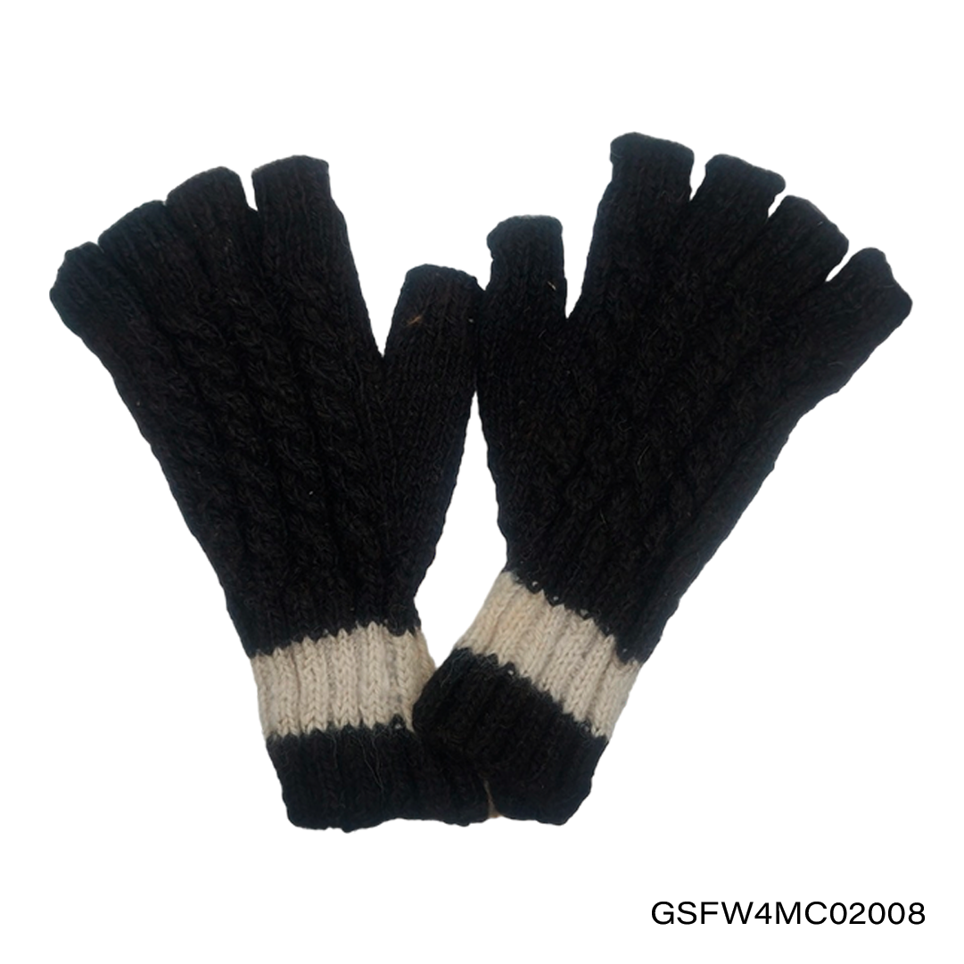 Gloves Short Finger with 4-Mini Cable