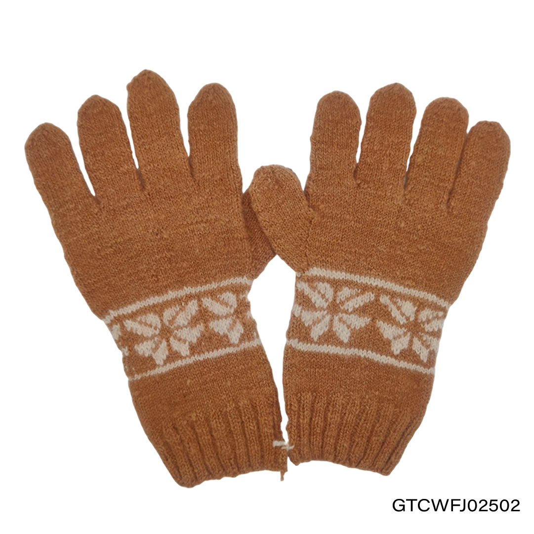 Gloves Two color flower Jersey