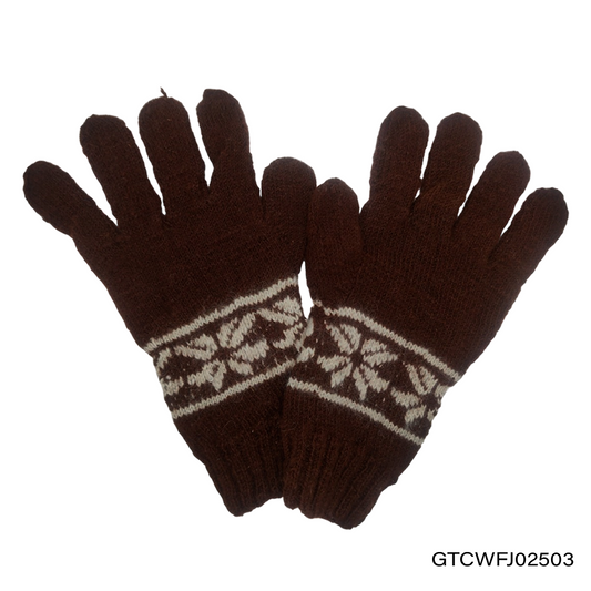 Gloves Two color flower Jersey
