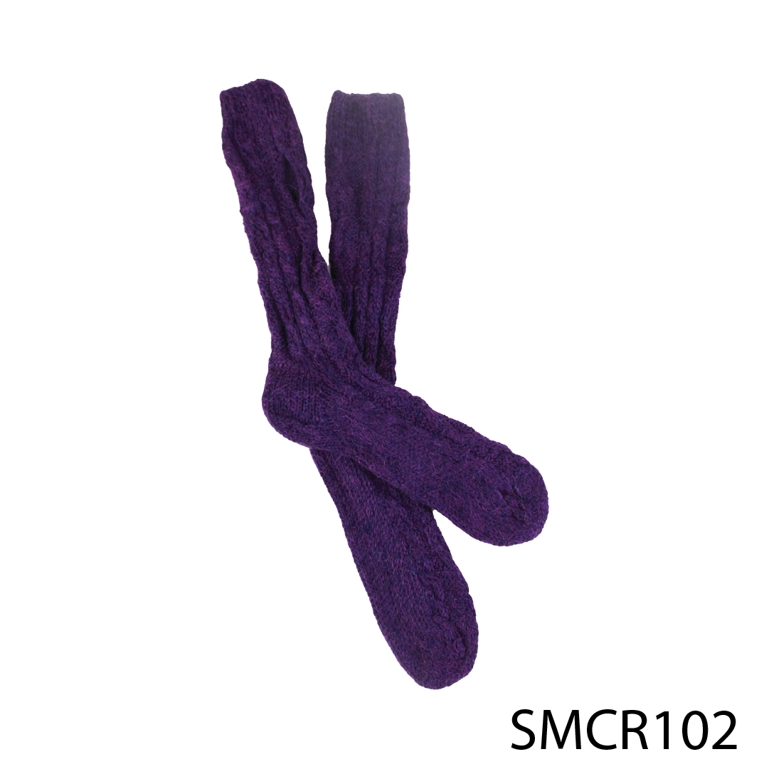 Woman Socks Cable & Rumble